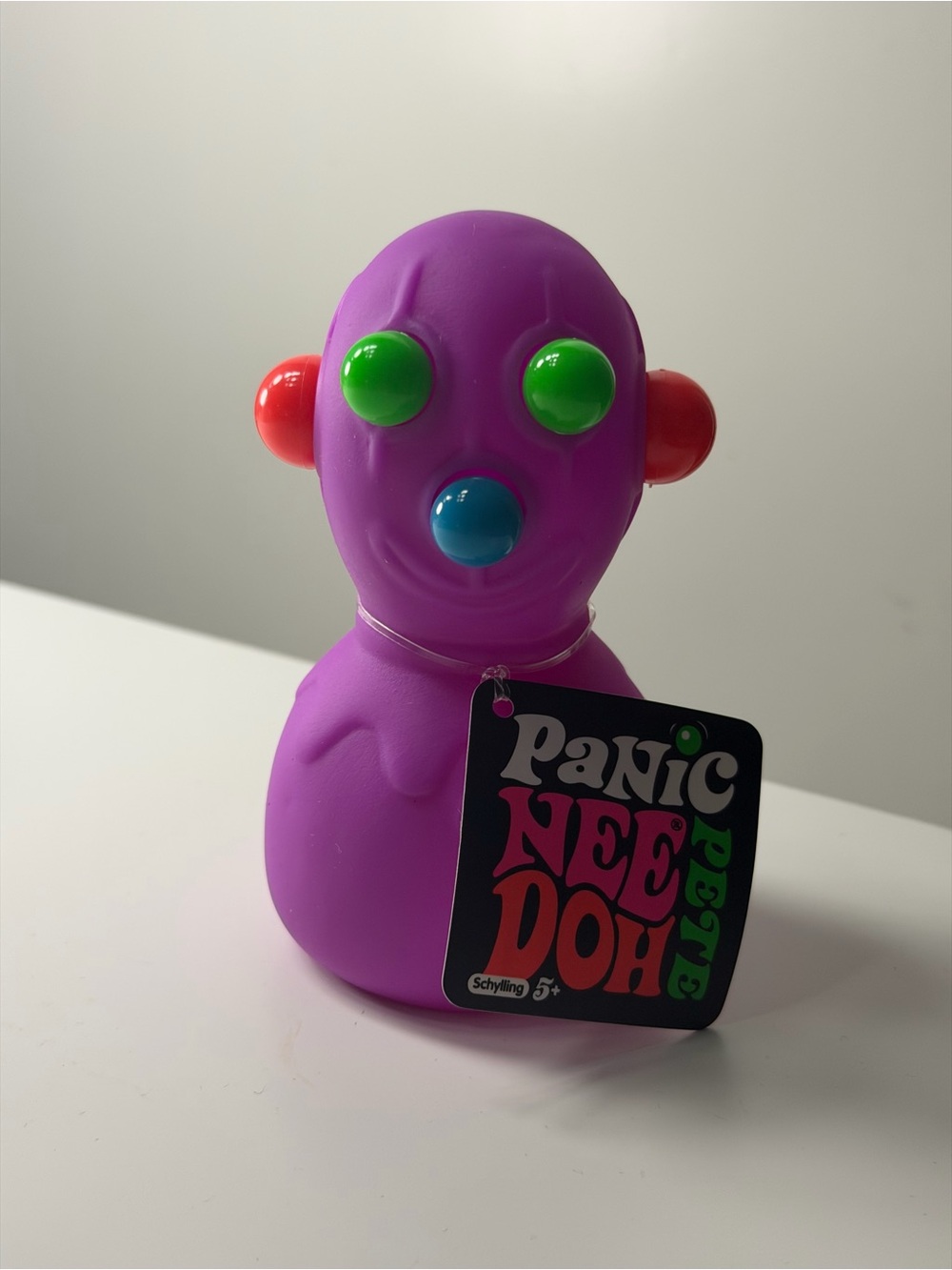 Needoh panic Pete  Purple Squeeze Toy
